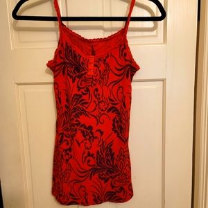 Nollie red and purple tank top